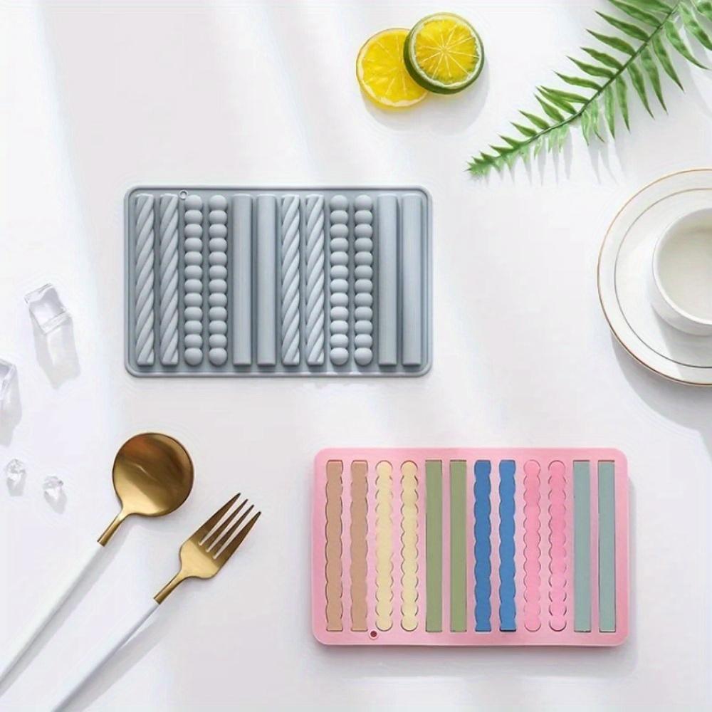 1PC Multifunctional Long Stick Modeling Silicone Mold DIY Soap Making Accessories, 12 with 3 Different Forms