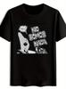 Men039;S Black T-Shirt with 034;No Somos Nada034; GraphicRetro Rock Band Design Short Unisex T-Shirt