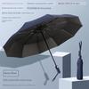 Fully Automatic Large Umbrella, Thickened and Reinforced, Foldable, Sunshade, Uv Protection, Dual-Use for Sun and Rain, Suitable for Men and Women