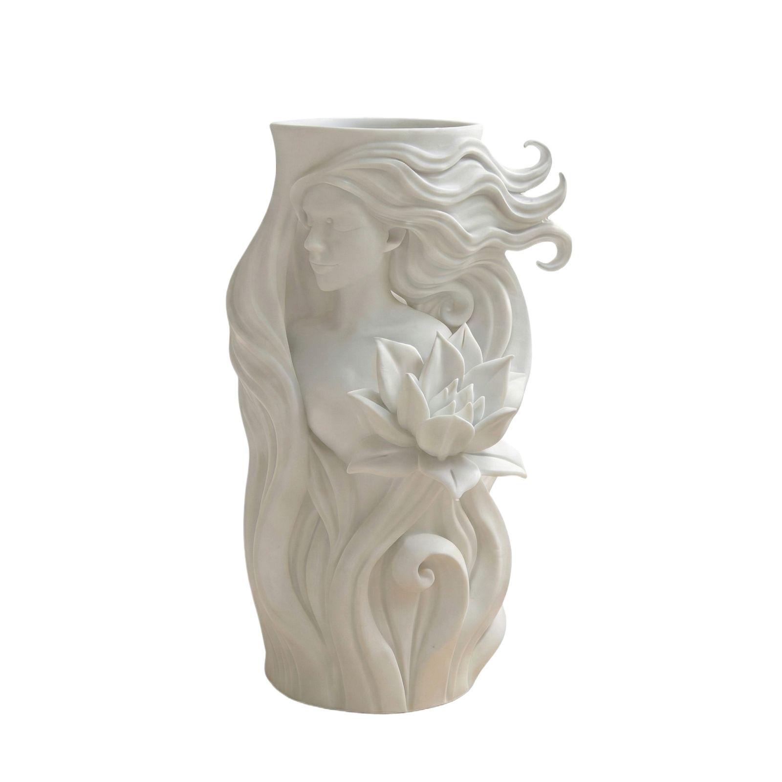 

Decorative Flower Vase Minimalist Home Tabletop Floral Container One Size