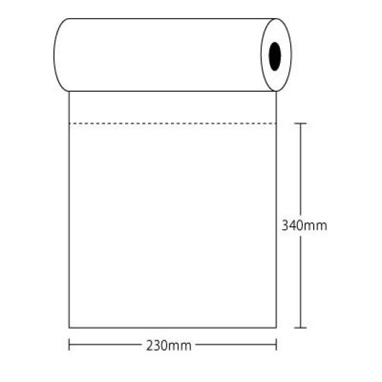 Poly New Fukuroll 230E Poly 1 Roll [Standard Bags] No. (Roll-type Bags)