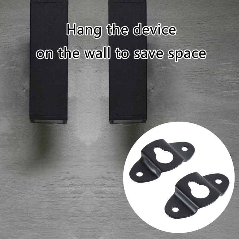 1 Paar Lautsprecher-Wandhalterungshaken für Surround-Lautsprecher, sichere Halterung für Musikgeräte mit Langlebigkeit, Metallkonstruktion