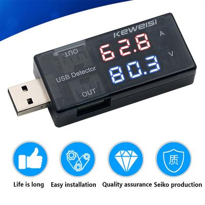 Detector de carga de voltaje de corriente USB, comprobador, voltímetro de batería, amperímetro, cargador
