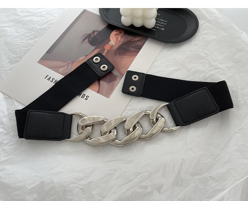 

Elastic Versatile Womens Waist Sash Belt For Fashion Dresses And Outerwear Stylish серебряный