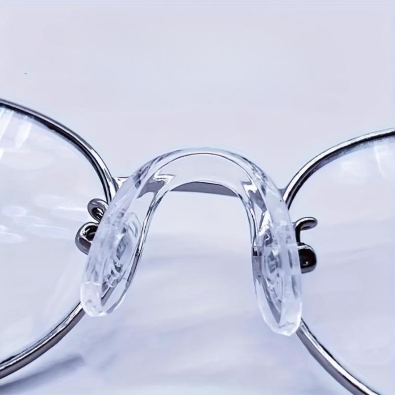10pcs U-Shaped Silicone Nose Pads for Glasses - Comfortable, Reduces Indentation, and Fits Most Glasses