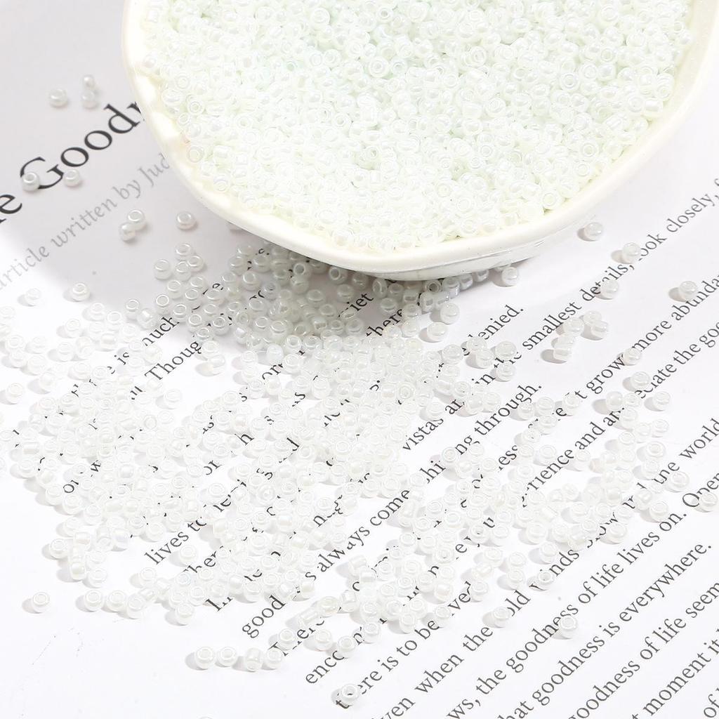 2/3mm Colored Glass Beads for DIY Jewelry Bracelets