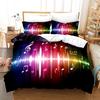 Music Notes Bedding 3Piece Set  Queen Sizes Comfortable  EcoFriendly For Kids Teens Girls Of All Music Fan Lover Sleep In Melody
