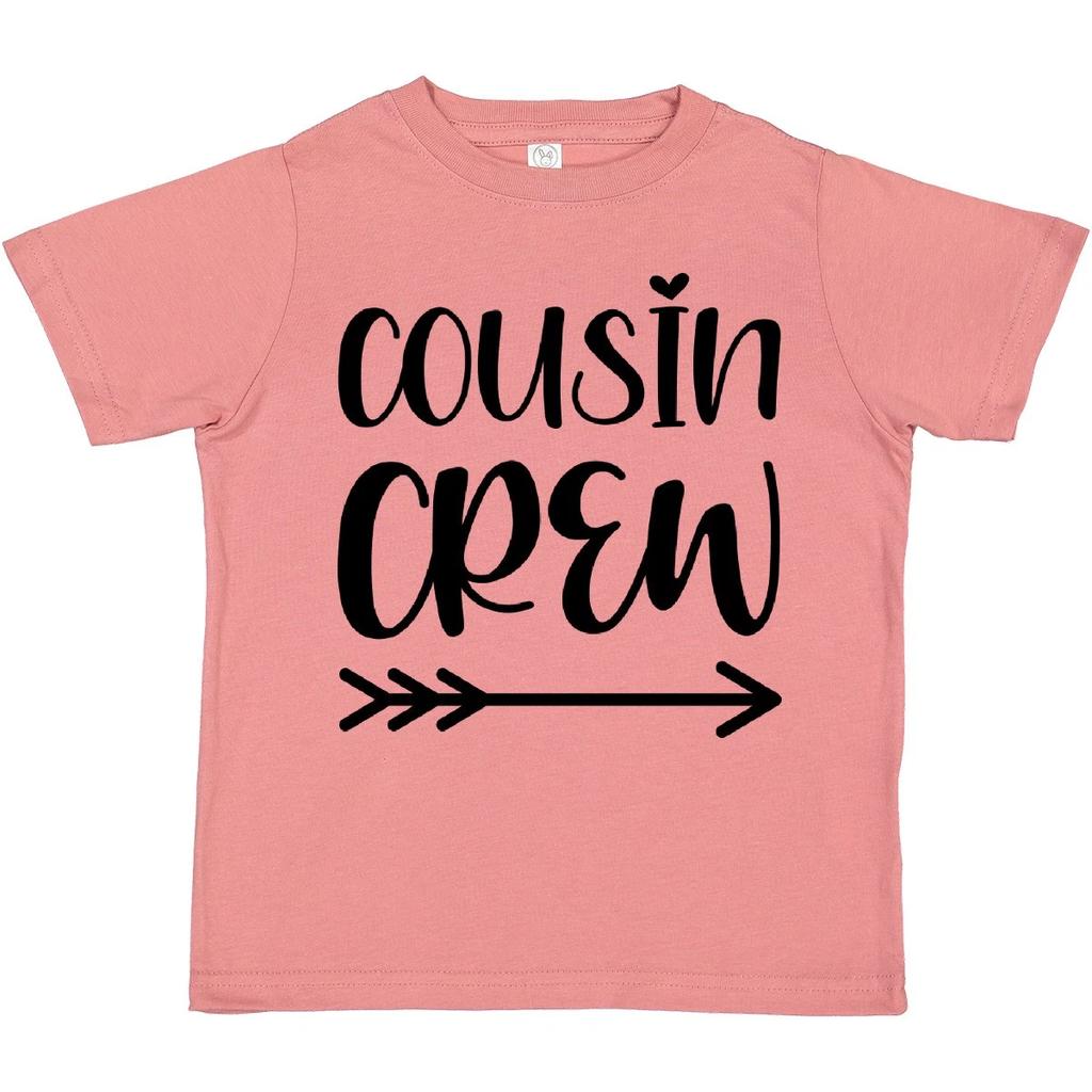Inktastic Cousin Crew Toddler T-Shirt Heart Arrow Cousins Family Child Kid