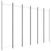 VidaXL Room Divider 6 Panels Folding Room Separator Privacy Screen Partition Living Room Decoration 350190