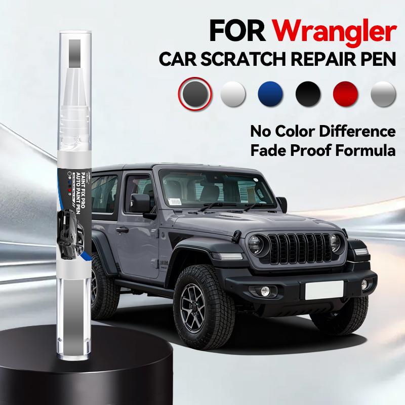 

For Jeep Wrangler 1987-2025 YJ YJ TJ JL Paint Repair Pen Touch Up Scratch Remover DIY Auto Accessories Black White Blue Yellow