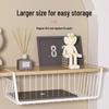 Under-Desk Hanging Basket: Space-Saving Shelf for Dorms and Wardrobes
