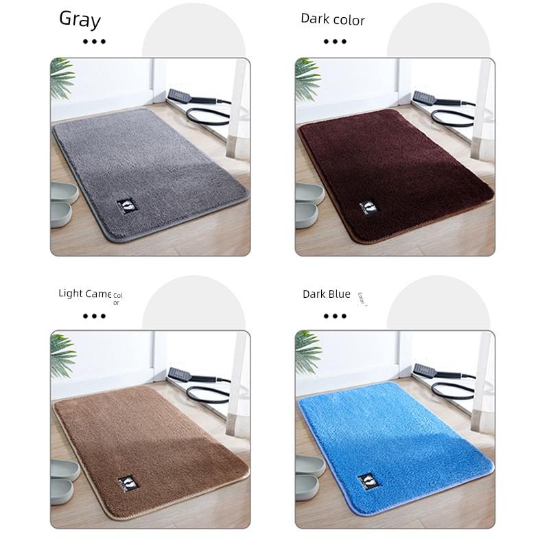 Bathroom Floor Mat, Water-Absorbent, Non-Slip Mat for Bathroom Entrance, Toilet Doorway, Kitchen Door Mat, Household Carpet, Bathroom Mat
