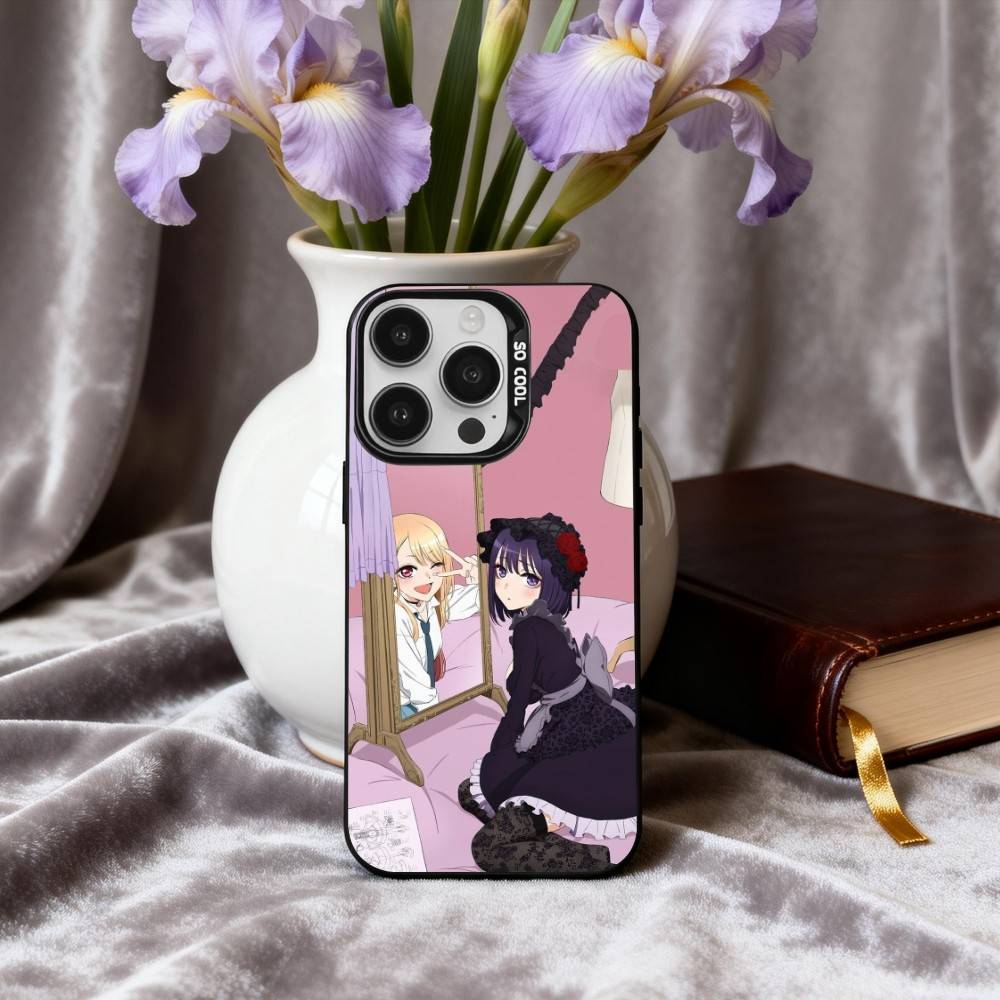 

Чехол для телефона S-Shizuku K-Kuroe M-Marin Kitagawa Для iPhone17,16,15,14,13,12,11 Plus,Pro Max Черный Конфетный Посеребренный Чехол iPhone13PRO