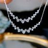 Huitan Modern Women's Necklace Elegant Accessories Party Daily Wear Versatile  Dazzling Cubic Zirconia Hot Sale Necklaces