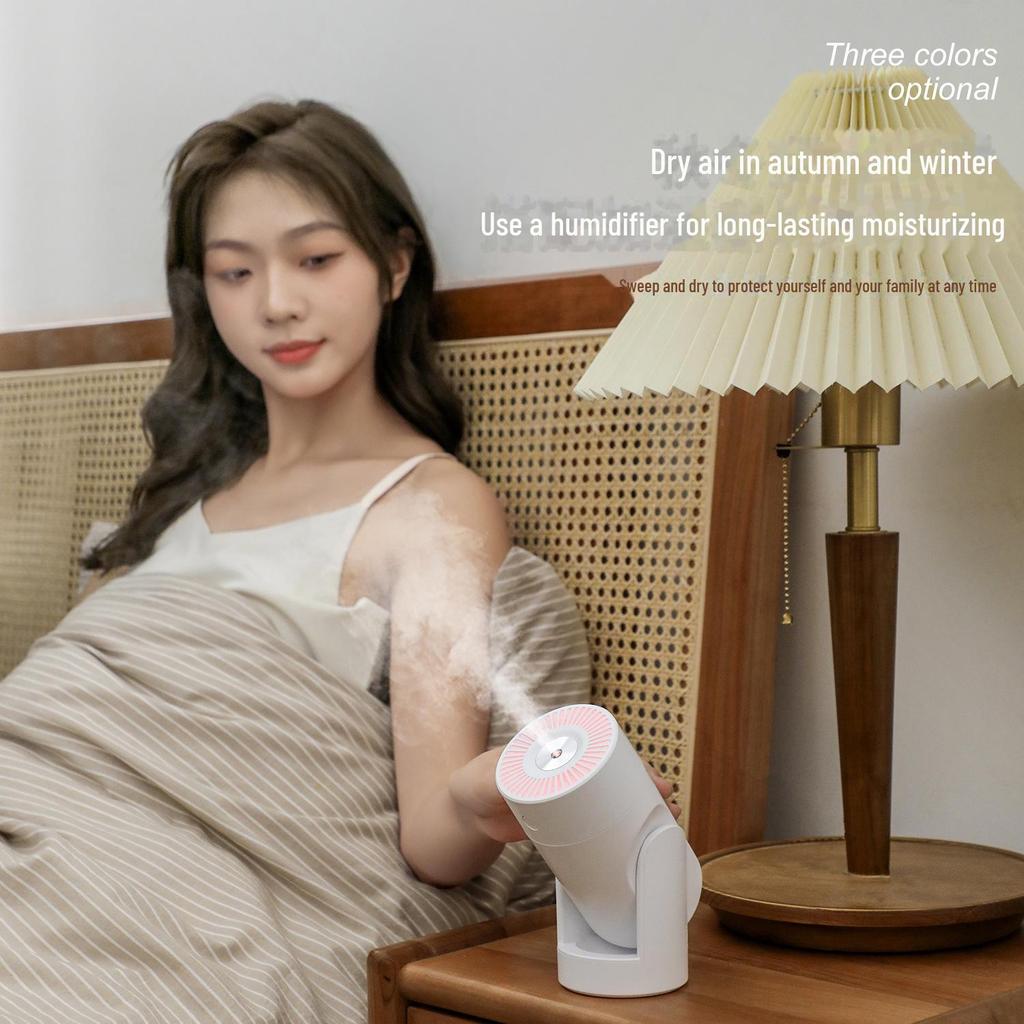 Colorful Ultrasonic Silent Mini Humidifier & Aromatherapy Desktop Air Atomizer