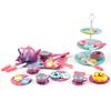 Tea Sets for Kids 46pcs Tea Party Set for Little Girls Afternoon Tea Dessert Toys Includes Cake,