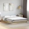 VidaXL Bed Frames Sonoma Oak 140x200 Cm Engineered Wood, Bedroom Furniture, Slatted Base, Pallet Bed, Bed, 842023
