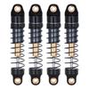 Axial SCX30 Aluminum Shock Absorber Set, 28.5mm with 3 Spring Rates, Full Car Kit for Performance Upgrade