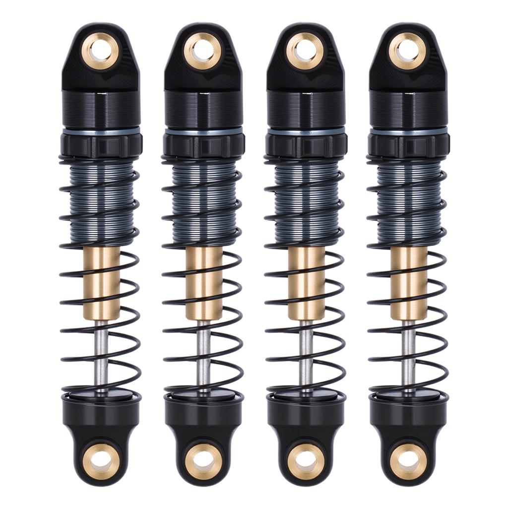 Axial SCX30 Aluminum Shock Absorber Set, 28.5mm with 3 Spring Rates, Full Car Kit for Performance Upgrade