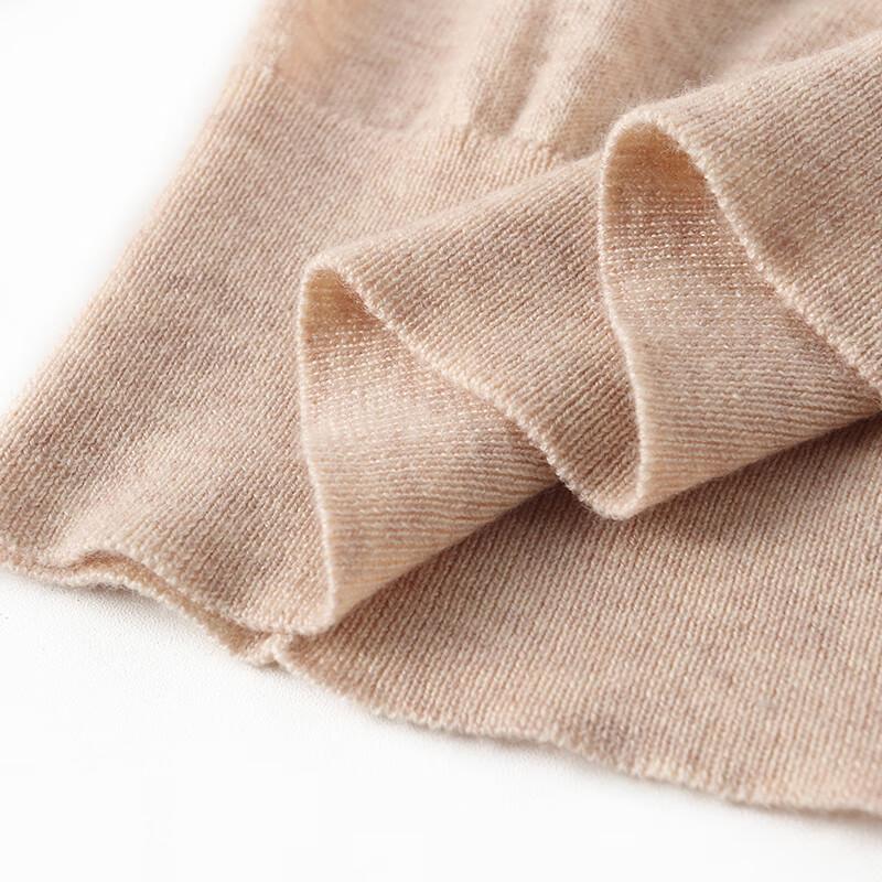 Hengyuanxiang Women's Semi-High Neck Long Sleeve Knitted Sweater