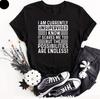 Im Currently Unsupervised Ladies T Shirt Funny Printed Rude Joke Novelty Design