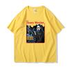 Vintage Lets Watch Scary Movies Screams Horror T-Shirt Men Crewneck 100% Cotton T Shirts Short Sleeve Tee Shirt Classic Clothes