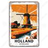 Scenografia della Capitale Insegna di Latta Piastra di Metallo Canada Messico Grecia Dubai Poster in Metallo Decorazione Murale Vintage per Caffè Soggiorno Casa