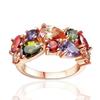 Cao Shi Colorful Zircon Mona Lisa Temperament Ring - Japanese Korean Jewelry