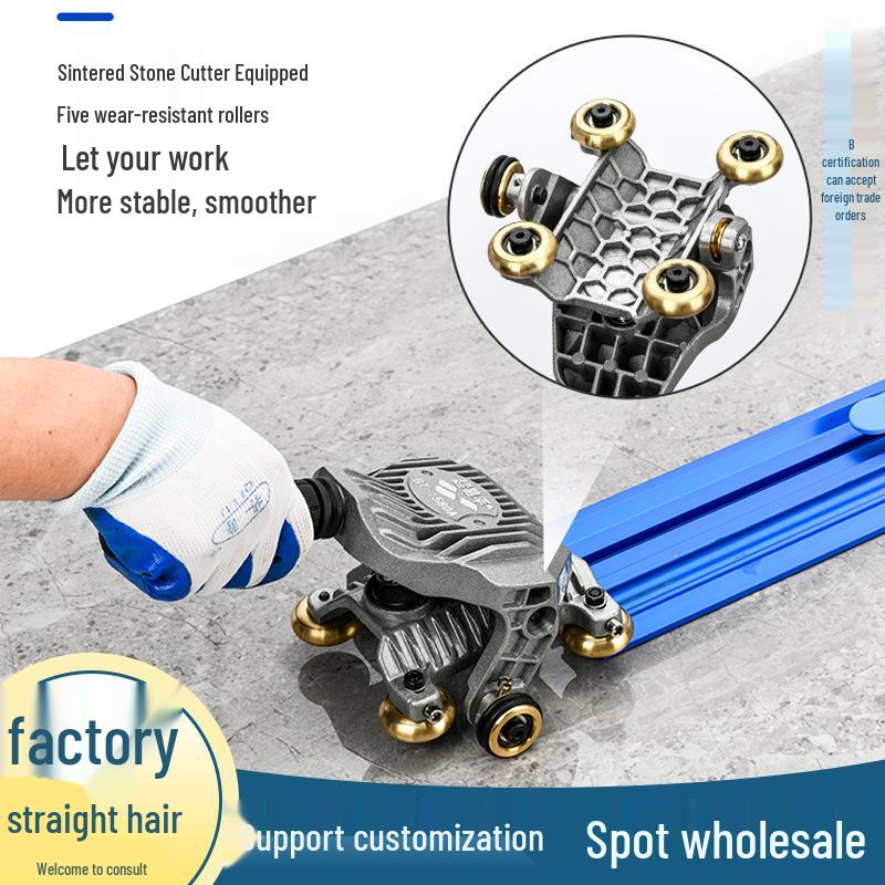 

2.3 Meter Manual Tile and Glass Cutter: Rock Slab Hand Push Knife 2.2m Rock Slab Push Knife