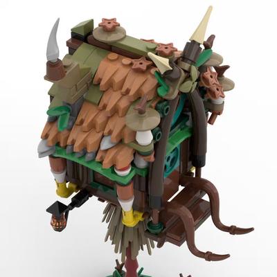 32 Spot MOC-128416 349pcs Small House Small Particle Assembly Building Blocks Educational Toy Model Gift Set Ornaments