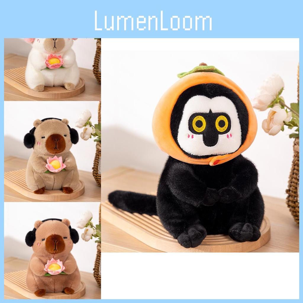 Plush Capybara Rodent Toy Doll Kids Sleep Partner Nursery Room Girls Decoration