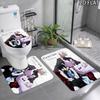 3Pcs Flannel Toilet Mat Set MTSJTvanitas'S Journal Bathroom Rug Bath Carpet Non Slip Home Decor