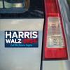 10 Pack Car Bumper Window Stickers Harris Walz 2024 Stickers 8x4inch Car Exterior Adhesive Stickers Easy Installation