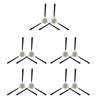 Side Brush For Cecotec For Conga Y70 Robot Vacuum Cleaner, 10-Piece Replacement Set, Edge Cleaning Tool