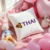 Thai Airways International Cushion Cover Pattern Printed Pillowcase For Living Room Sofa Cushion Cover & Bedroom Decor