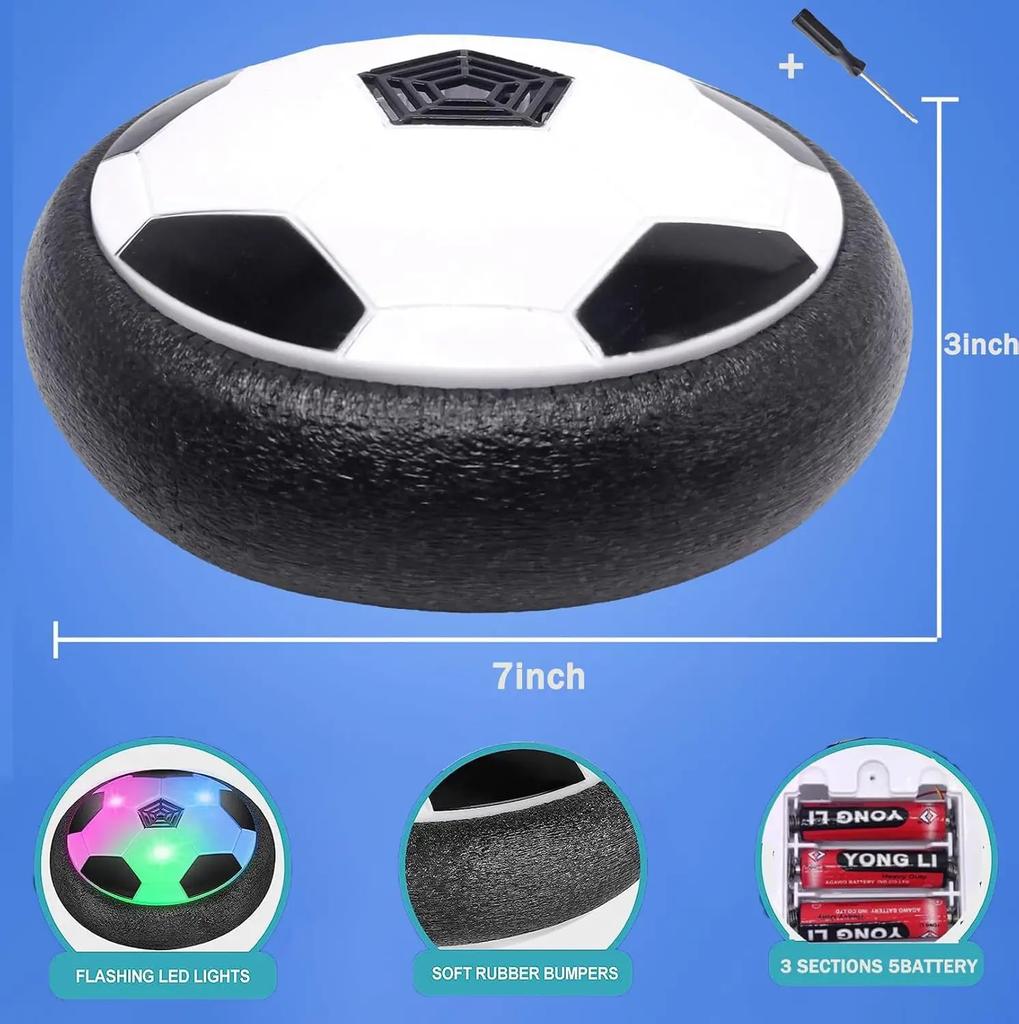 UFO Ball Dog Pet Interactive Toy Suspended Football with Music LED Light Indoor Game Pet Toy Ball Children's Birthday Gift