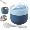 Soup Lunch Containers Food Bowl with Spoon Microwave Safe Insulated Soup Container with Spoon for Outdoors Picnic School Camping