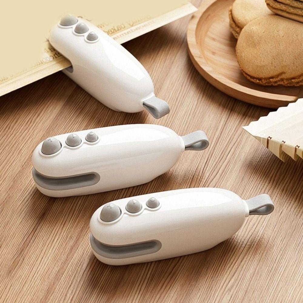 Plastic 2 in 1 Heat Sealer Handheld Mini Bag Sealer Food Packaging Sealer Food Heat Sealer  Kitchen