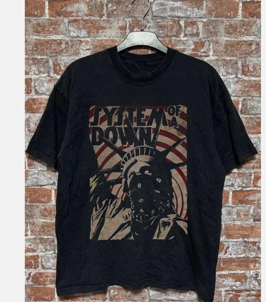 

System Of A Down Liberty Bandit T Shirt Full Size S-5XL Unisex T-Shirt XXXXL