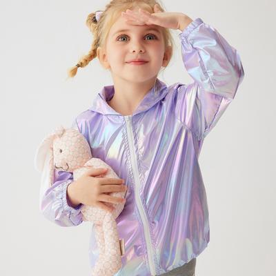 Boys and Girls Zipper Hooded Trench Coat Sun Protection Spring and Summer Children Fashion Simple Coat