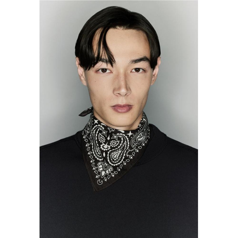 H M Cotton sweatsHirt Oversized Fit Black