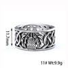 Jewelry, Ethnic Style Multi-Specification Ring, Pineapple Leaf Shape Stainless Steel Ring