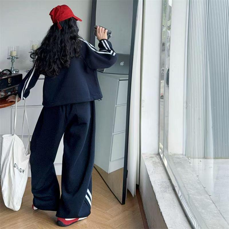 Autumn Children Girls Clothes Set Teenage Letter Pullover & Pants 2pcs Kid Sweatshirts Fashion Tracksuit Outfits Hip-hop Style