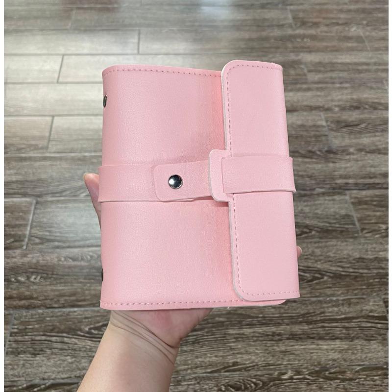 

Книга для хранения ювелирных изделий, портативная сумка для драгоценностей. розовый