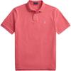 Polo Ralph Lauren Klasické pánské bavlněné polo triko s krátkým rukávem, jednobarevné, se dvěma knoflíčky, Světle červené 710534735-487
