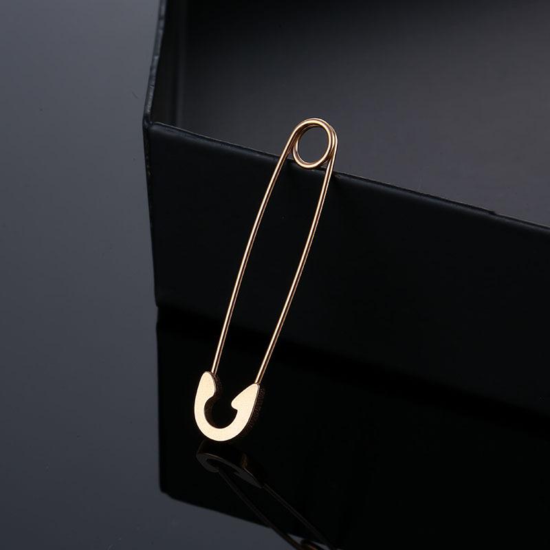 Korean Minimalist Pin Earrings Versatile Fashion Clip On Ear Accessories