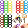 32pcs Silicone Keycase Soft Silicone Key Protection Cover Colored Rubber Elastic Key Sleeve Key Accessories