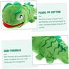 Moving Mouth Hand Puppet, Lizard Plush Hand Puppet Toy for Boys Girls, Early Learning Finger Puppet for Storytelling