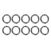 10PCS Metal Spring O Rings Zinc Alloy 28mm Round Carabiner Clips Keyrings Snap Hook Buckle for DIY Purse Shoulder Bag