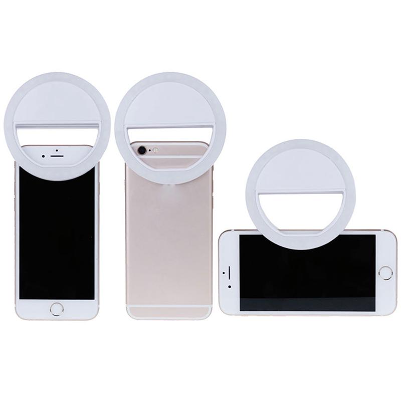 Battery Selfie Light Ring Light LED Photographic Lighting Photo Lamp Video Light Photography Ringlight Photo For iPhone Xiaomi